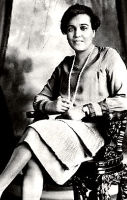 Portrait of Jessie Redmon Fauset, literary editor of The Crisis.