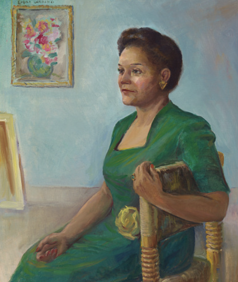 Portrait of Jessie Redmon Fauset, painted by Laura Wheeler Waring.